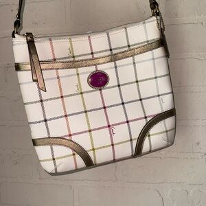 COACH Peyton purse Tattersall File Crossbody